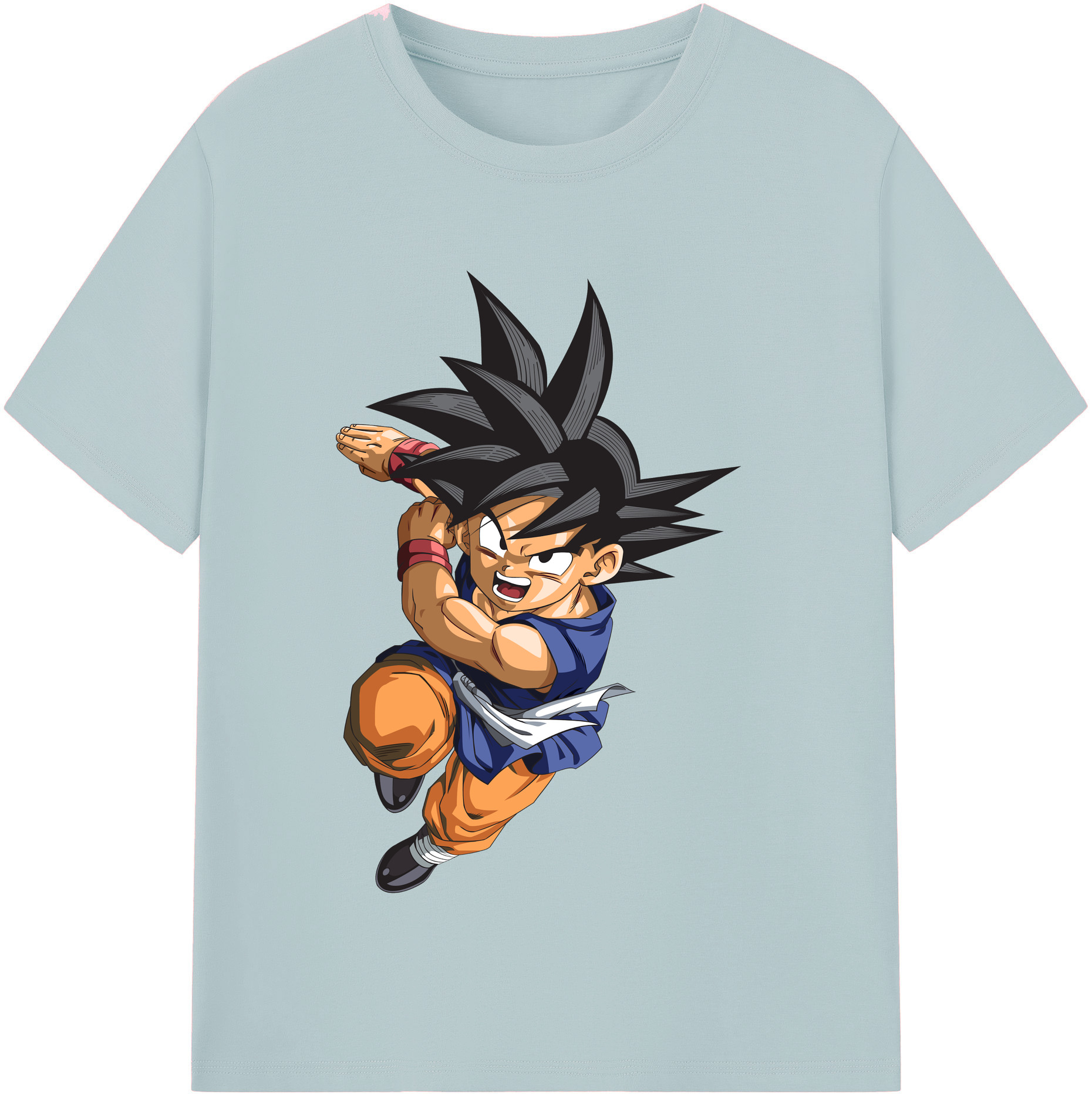 （画像用） ドラゴンボール 孫悟空（そん ごくう）Son Goku カカロット DRAGON BALL Kakarotto 綿100％半袖Tシャツ（フロントプリント）
